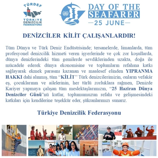 Denizciler Kilit Çalışanlardır