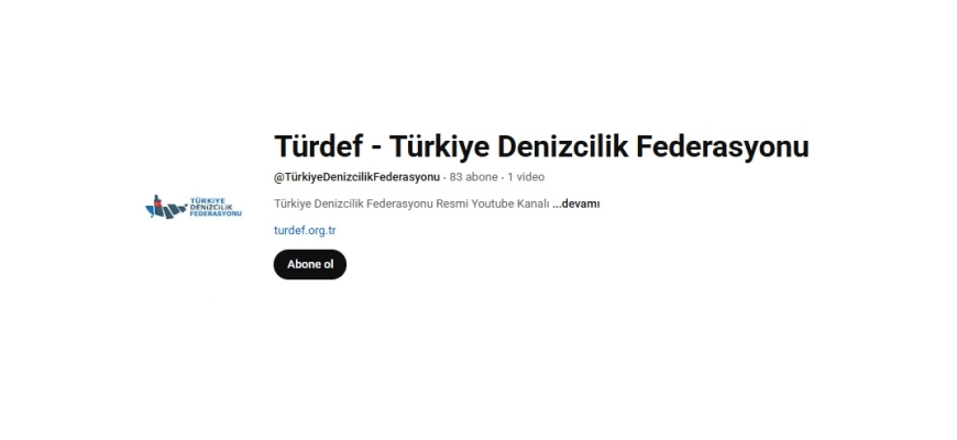 Üyelerimizin sorunlarına değinilen konularda daha çok etkin bir kamuoyu yaratmak amacı ile Türkiye Denizcilik Federasyon YouTube kanalımız yayına alındı.